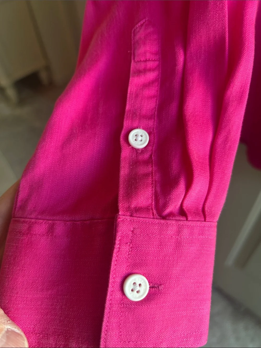 NWT Liz Claiborne SZ XL CHEERFUL PINK Button-Down Shirt